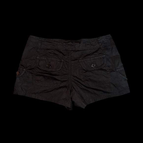 black y2k buttoned shorts :3 - Picture 2 of 2